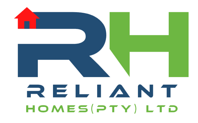 Reliant Homes logo on transparent background for affordable housing in Paarl